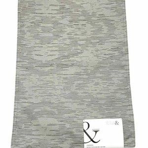 Set of 6 Olivia and Oliver Harper Platinum Placemats 13" X 19"